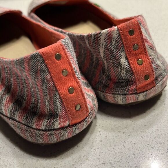 SANUK FOLKLORE OFF WHITE MULTI SIDEWALK SURFER SHOE Women 9 - Picture 5 of 7